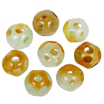 8x Jade Anhänger, Charms, Kugel, Schmuckteile, Schmuck DIY